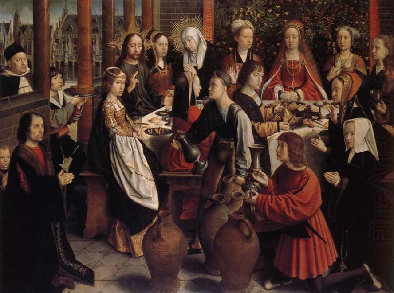 Gerard David Les Noces de Cana china oil painting image